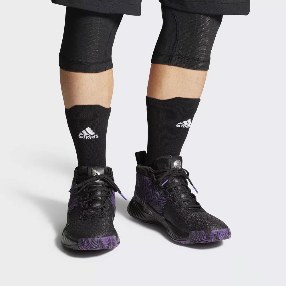 Adidas Marvel’s Black Panther | Dame 5 Tenis De Basketball Negros Para Hombre (MX-94985)